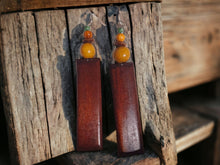 Load image into Gallery viewer, Handmade Natural Boho  Wooden Earrings (pierced ears)
