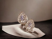 Load image into Gallery viewer, Small Crystal Stud Clip On Earrings
