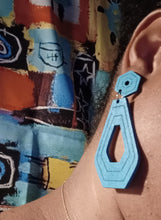 Load image into Gallery viewer, Handmade Geometric Dangle Clip On Earrings
