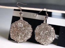 Load image into Gallery viewer, Handmade Abstract Wire design Earrings pierced ears

