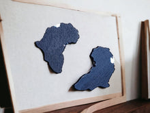 Load image into Gallery viewer, Handmade Wooden Africa small stud Clip On Earrings
