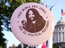 Load image into Gallery viewer, Free Mumia Statement Pin. Rare

