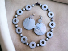 Load image into Gallery viewer, Vintage pearl  Necklace and Clip On Earrings Set custom/vintage
