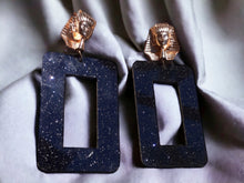 Load image into Gallery viewer, Egyptian Pharoah Pop Art Earrings
