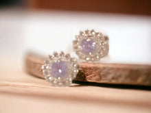 Load image into Gallery viewer, Crystal Stud Clip On Earrings silver
