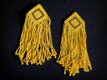Load image into Gallery viewer, Handmade extra long Boho Beaded Clip On Earrings
