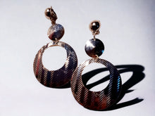 Load image into Gallery viewer, Silver Metal Hoop Clip On Earrings
