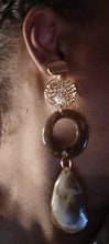 Load image into Gallery viewer, Chunky Handmade Acrylic Hoop Clip On Earrings Burgundy

