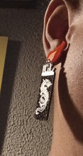 Load image into Gallery viewer, Acrylic pop art Japanese Lighter Clip On Earrings
