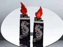Load image into Gallery viewer, Acrylic pop art Japanese Lighter Clip On Earrings
