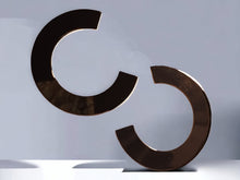 Load image into Gallery viewer, Large  minimalist 3/4th hoop earrings
