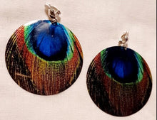 Load image into Gallery viewer, Boho Metal peacock design Clip On Earrings
