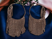 Load image into Gallery viewer, Rhinestone Chandelier Hoop Earrings (pierced ears)
