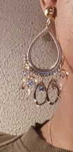 Load image into Gallery viewer, Small Glam Girl Charm Hoop Clip On Earrings

