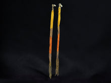 Load image into Gallery viewer, 16 inch Hand beaded extra long bead strands earrings 16 inches pierced ears
