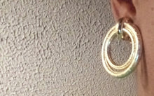 Load image into Gallery viewer, Classic Clip On multi Hoop Earrings Gold
