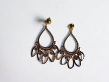 Load image into Gallery viewer, Small Glam Girl Charm Hoop Clip On Earrings
