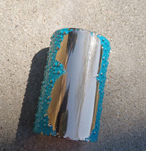 Load image into Gallery viewer, Abstract Large Hammered Metal Cuff bracelet Fits all sizes
