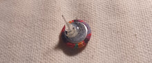 Load image into Gallery viewer, Handmade Clip On Cambaya Tapestry Stud Earrings, Set of 5
