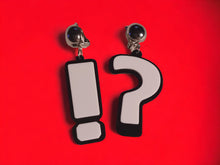 Load image into Gallery viewer, Handmade Acrylic Pop Art Clip On Earrings 2.5 inch
