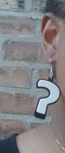 Load image into Gallery viewer, Handmade Acrylic Pop Art Clip On Earrings 2.5 inch
