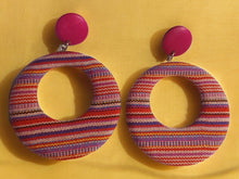 Load image into Gallery viewer, Boho Cambaya hoop Clip On Earrings
