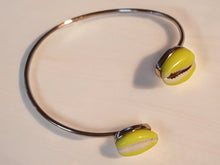 Load image into Gallery viewer, Handmade gold Metal cowrie layering bracelet fits all wrist sizes
