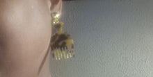 Load image into Gallery viewer, Unique Acrylic Small Afro Pick Earrings
