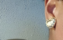 Load image into Gallery viewer, Strawberry Heart Stud Clip On Earrings gold
