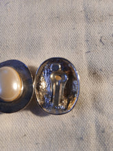 Load image into Gallery viewer, Vintage large Faux Pearl Stud Clip On Earrings
