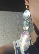 Load image into Gallery viewer, Handmade Abstract Acrylic Dangle Clip On Earrings
