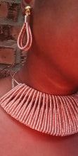 Load image into Gallery viewer, Rose Gold Queen Collar Necklace with Clip On Earrings
