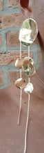 Load image into Gallery viewer, Abstract Disc and Chain design Earrings pierced ears
