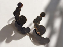 Load image into Gallery viewer, Abstract Disc design Earrings pierced ears
