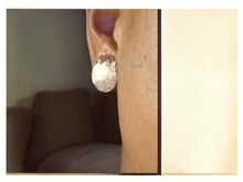 Load image into Gallery viewer, Classy Gold Hammered Stud Clip On Earrings medium

