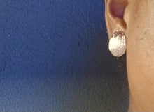 Load image into Gallery viewer, Classy Gold Hammered Stud Clip On Earrings medium

