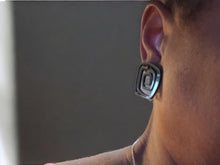 Load image into Gallery viewer, Abstract Pop Art Acrylic Statement Stud Earrings (pierced ears)
