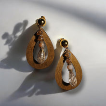 Load image into Gallery viewer, Handmade Boho charm Clip On Hoop Earrings
