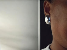 Load image into Gallery viewer, Large Silver Ball Stud Clip On Earrings
