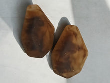 Load image into Gallery viewer, Chunky vintage abstract acrylic xl Stud Clip On Earrings
