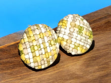 Load image into Gallery viewer, Handmade Wool Boucle Clip On Earrings
