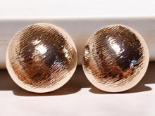 Load image into Gallery viewer, Extra large Brushed  Silver Ball Stud Clip On Earrings
