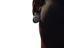Load image into Gallery viewer, Large Faux Pearl Stud Clip On Earrings silver
