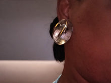 Load image into Gallery viewer, Extra-large Abstract stud cluster Clip On Earrings
