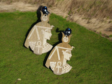 Load image into Gallery viewer, Clip on Egyptian Queen Wooden Earrings
