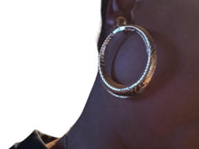 Load image into Gallery viewer, Classic Clip On  Bamboo Hoop Earrings gold
