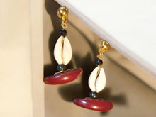 Load image into Gallery viewer, Handmade Natural Afrocentric Clip On Earrings
