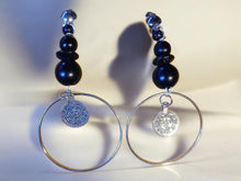Load image into Gallery viewer, Handmade Boho hoop Clip On Dangle Earrings
