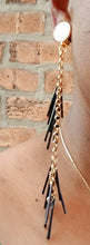 Load image into Gallery viewer, Handmade chain fringe Clip On Earrings
