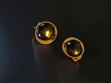 Load image into Gallery viewer, Vintage Gold Ball Stud Clip On Earrings
